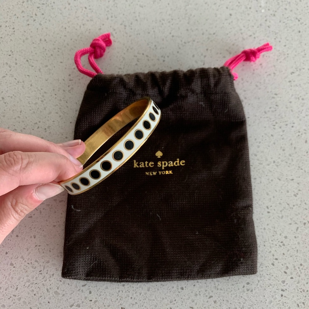KATE SPADE / polka dot bangle